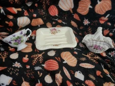 LOT of 3 Misc. Floral Chinaware