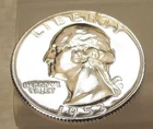 1953  Gem Proof Quarter 90% SILVER EYE CANDY Blazing Mirrored Surfaces #214 ~ 17