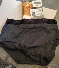 2xist Vintage Essentials Contour Pouch Brief Single Pack Black XL (37-39)