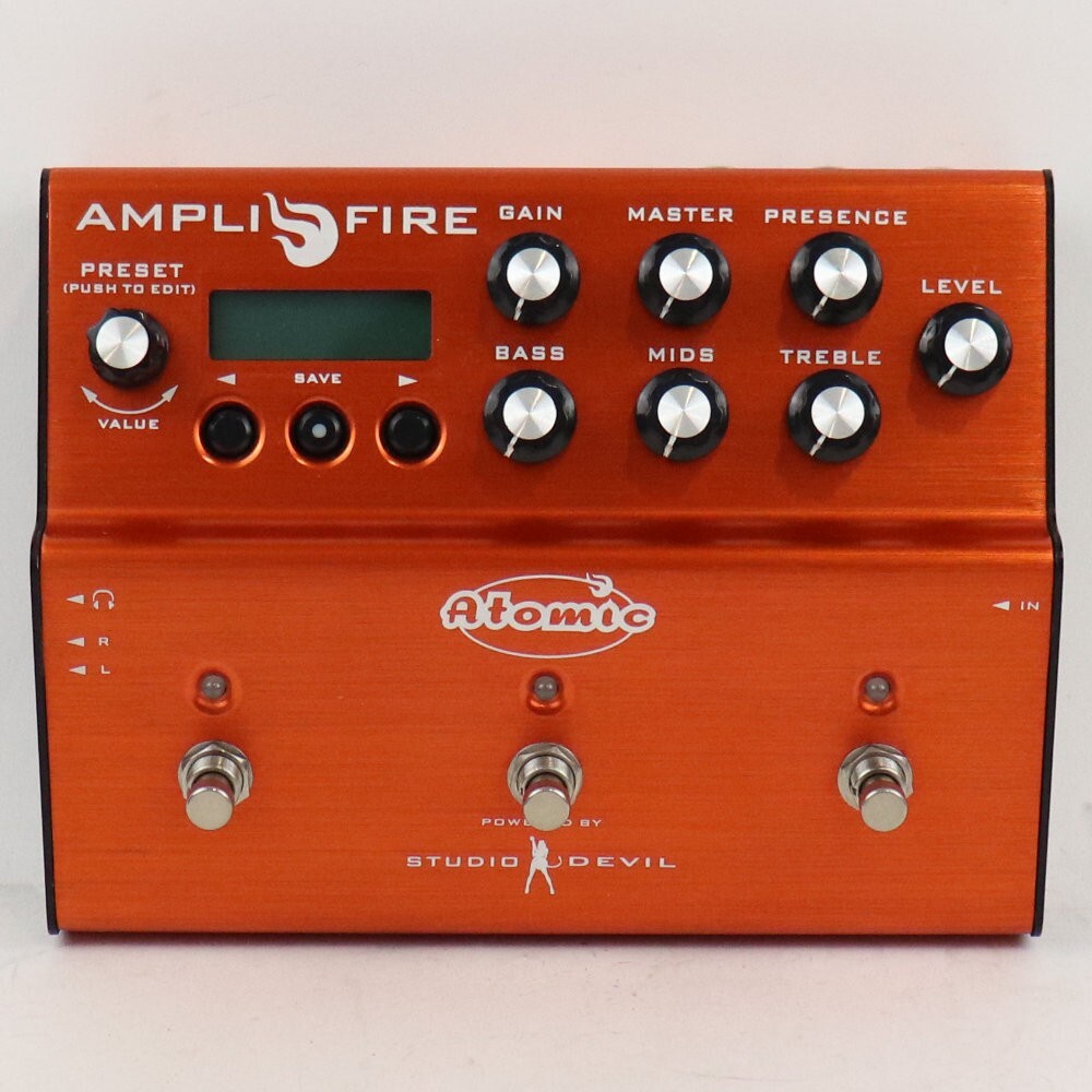 ギター Atomic Amplifire 3 by Studio Devil Atomic Amplifire 3 Amp Modeler Effect Guitar Pedal Amps