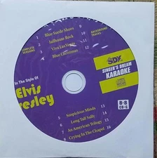 ELVIS PRESLEY KARAOKE ROCK OLDIES CDGM CD+G MULTIPLEX 8+8 - SDK9002