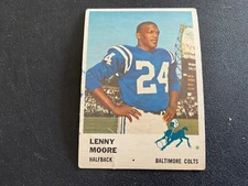 1961 FLEER FOOTBALL CARDS PICK CARDS YOU WANT