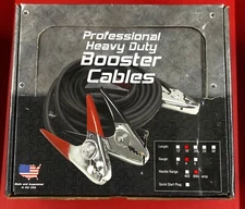 USA MIZE WTL416 PROFESSIONAL HEAVY DUTY 4 GA 16' JUMPER BOOSTER CABLES 600 AMP