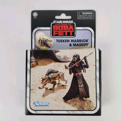 HASBRO STAR WARS VINTAGE COLLECTION DELUX TUSKEN WARRIOR & MASSIFF 3.75" FIGURE