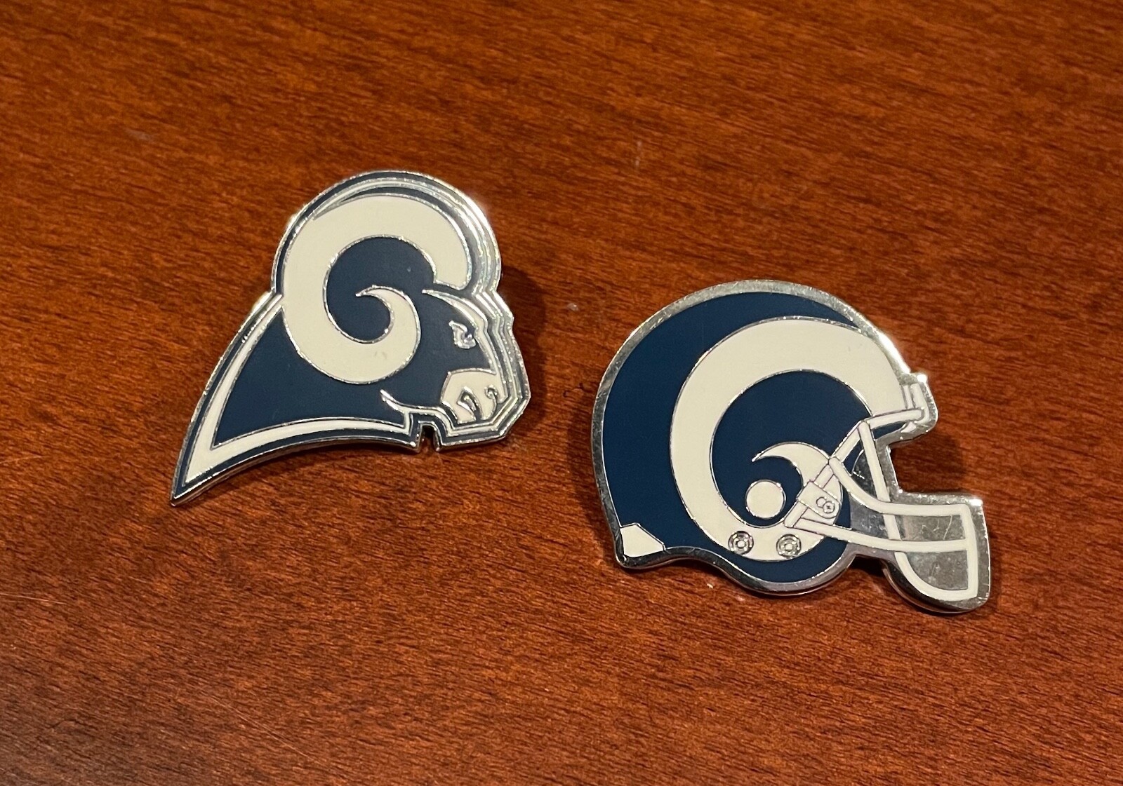 Los Angeles Rams (2) Vintage Helmet Lapel Pins | eBay