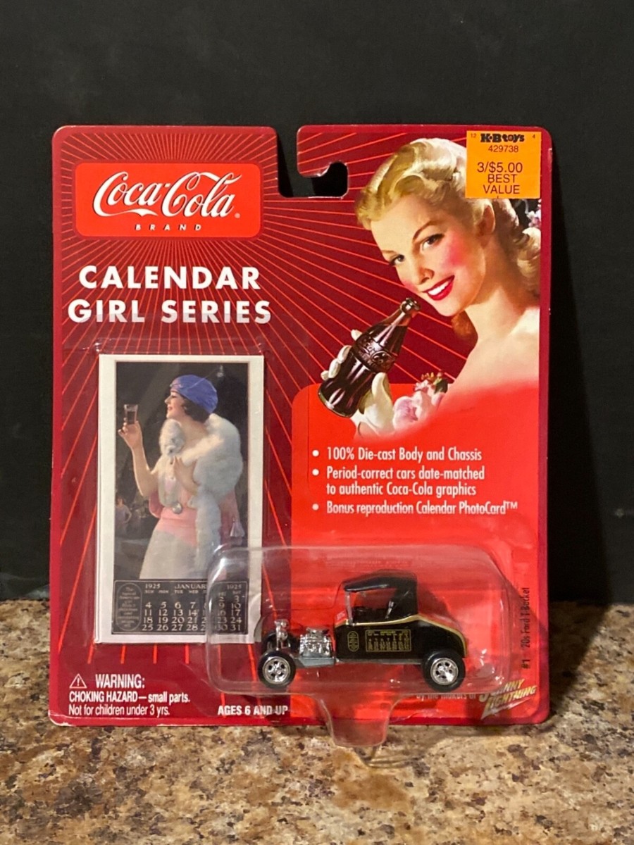 Coca-Cola Johnny Lightning Calendar Girl Series '20s Ford T
