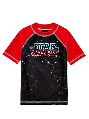 boys black swim shirt