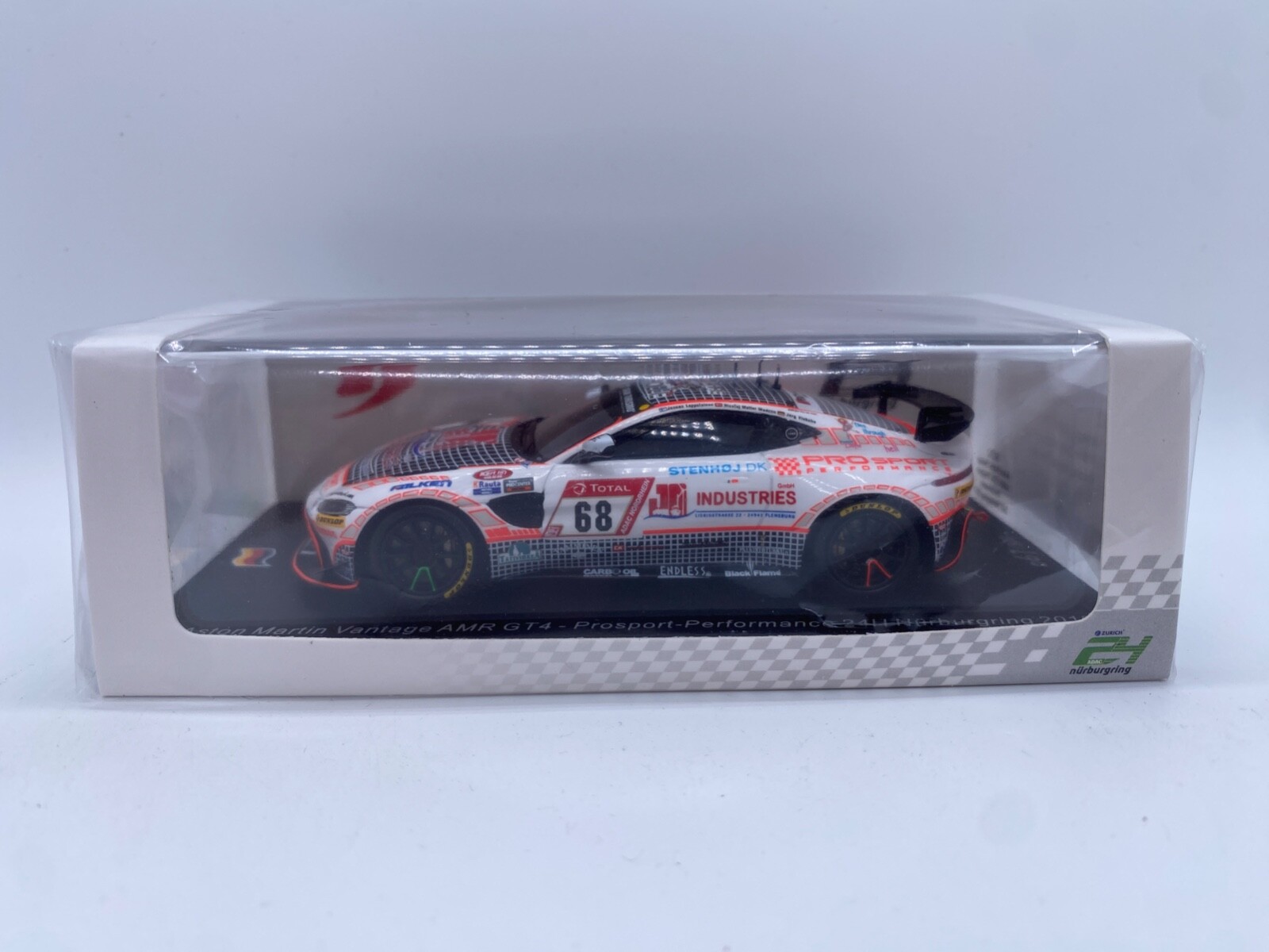 Aston Martin Vantage AMR GT4 24H Nürburgring 2019 Spark SG552 voiture miniature