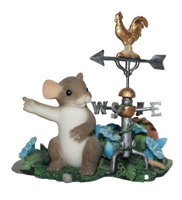 NIB Fitz & Floyd Charming Tails ''HEADIN IN THE RIGHT DIRECTION'' Figurine 89/197
