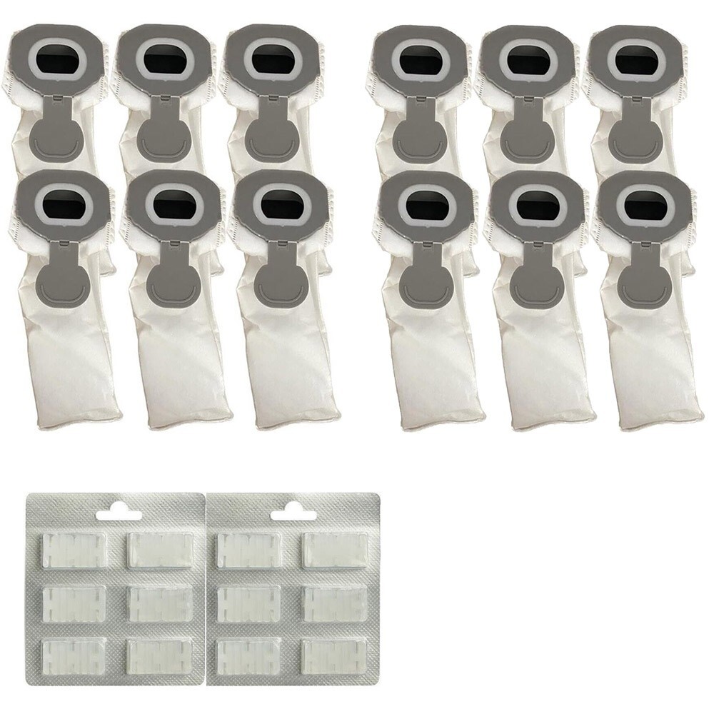 SACCHETTI VK7 COMPATIBILI PER SCOPA VORWERK FOLLETTO 12 SACCHETTI + 12 PROFUMINI foto 2
