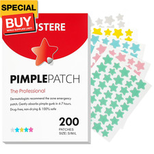 Pimple Patches for Face, Hydrocolloid Acne Patches, Cute Star Zit Covers, Colorf