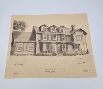 The Double House Leesburg Virginia MP Mesko Signed Print #45