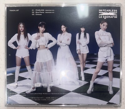 LE SSERAFIM [FEARLESS] All Member Autographed Signed Album Japan