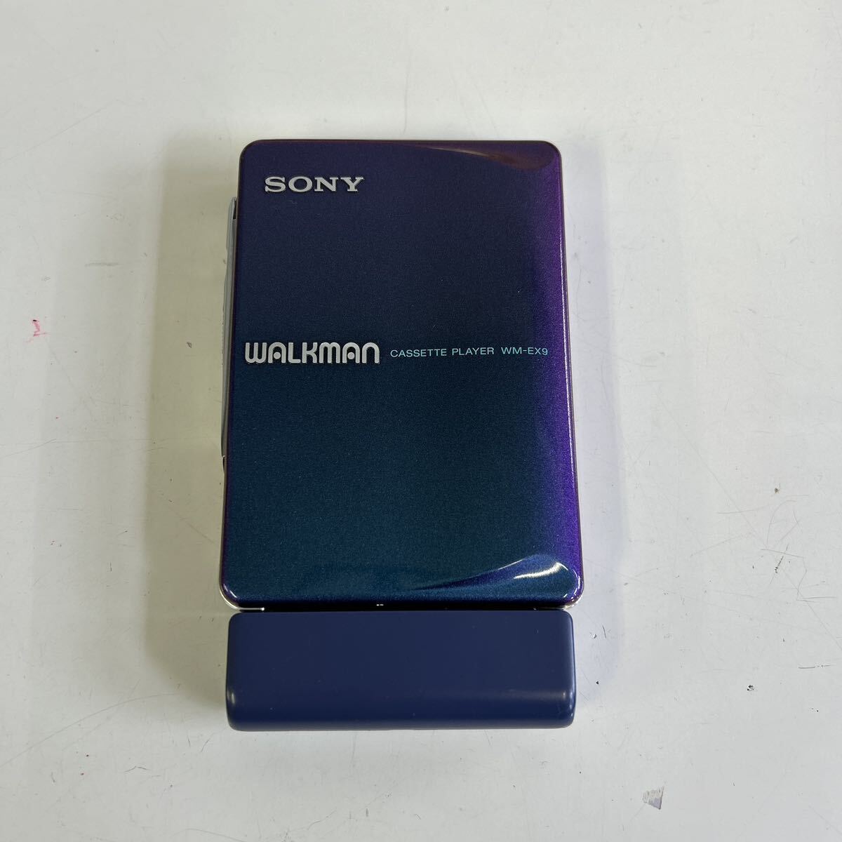 SONY WM-EX9 Walkman Portable Blue Purple Cassette Player
