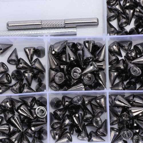 200x Kugelniete Punk Nagel Schnappverschluss Werkzeug zum Selbermachen Leder Handwerk Presse Nieten ▷ - Bild 1 von 17