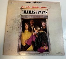 LP The MAMAS and the PAPAS  Self Titled 1966 Stereo DS-50010 Vg/Vg
