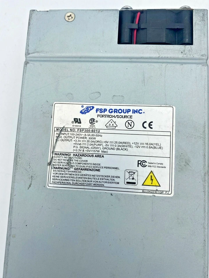 1pc X FSP Group FSP300-601U Power Supply 300W Server - Image 3 of 4