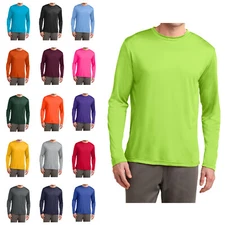 Mafoose Men's Long Sleeve PosiCharge Competitor Tee Shirt ST350LS