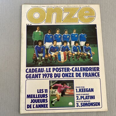 Onze Mondial N°24 – Décembre 1977 – Magazine Football Vintage