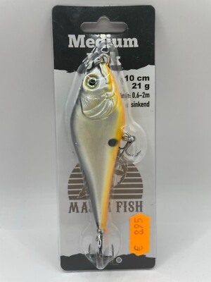 Major Fish Medium Jerk Wobbler 10cm 21g sinkend 0,6-2 Jerkbait