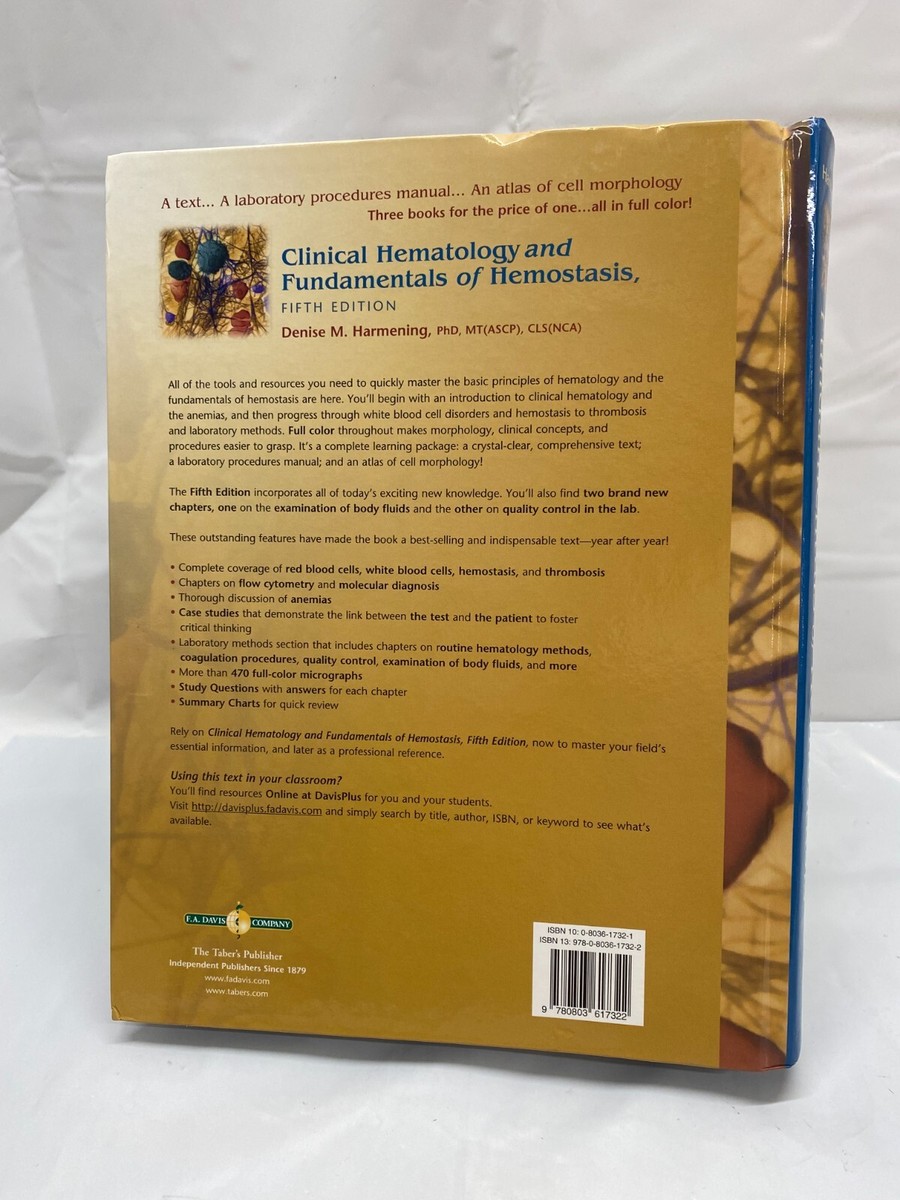 Clinical Hematology and Fundamentals of Hemostasis by Denise M