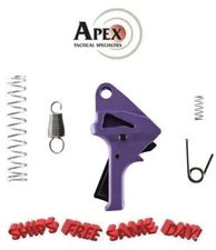 Apex Tactical PURPLE Flat-Faced Action Enhancement Kit for S&W SD VE 107-114-PUR
