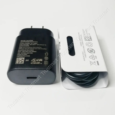 25W PD Super-Fast Charger Adapter 3FT Type-C Cable for Samsung S22/S21/S20/S10