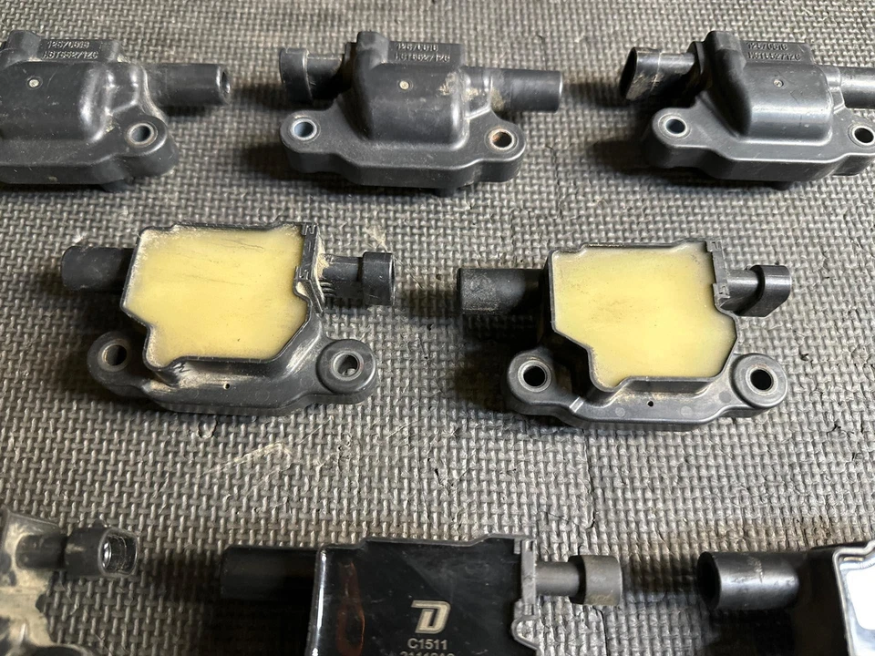 Juego de bobinas de encendido cuadradas GMC Yukon XL 1500 5,3 L 07 08 09 10 11 12 13 14 Foto 4 de 4