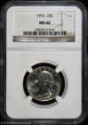 1972 25c Washington Quarter NGC MS 66 | Uncirculated UNC BU