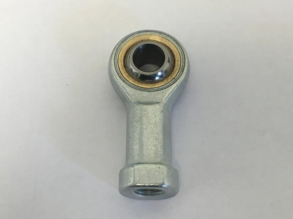 M10 x 1.25 Fine Pitch Rod End Bearing Rose Joint Female Maintenance Free Zinc