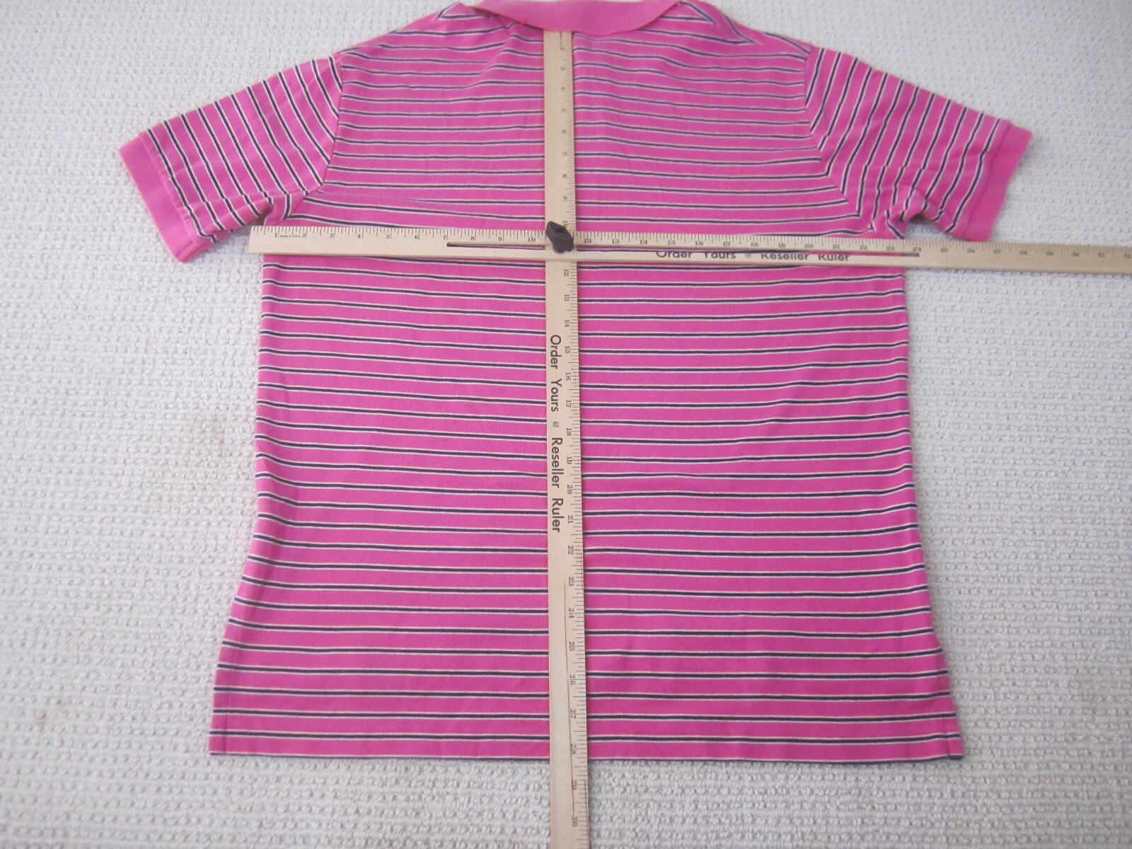 Polo Ralph Lauren camicia uomo grande rosa casual piccolo verde pony a righe colorazione