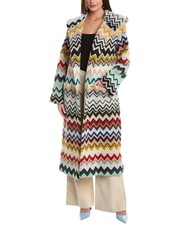 M Missoni Long Mixed Wool & Alpaca-blend Coat Women's