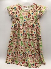 Girl's Size 7/8 Boutique Toy Story Cartoon Dress Soft Cotton Blend Ruffle Sleeve
