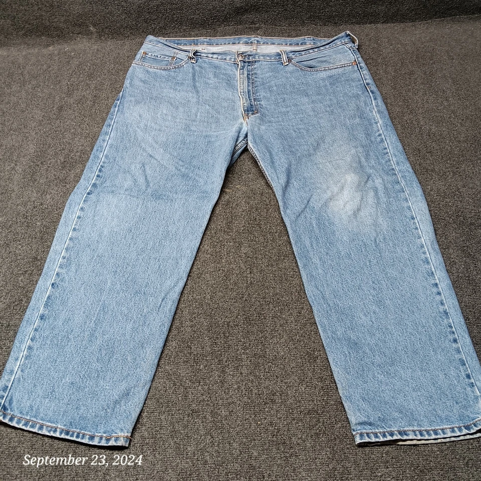 ** Levi 550 Jeans Men 42x30 Relaxed Fit Tapered Leg - Image 2 of 4