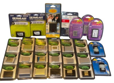 NEW BIG JOB LOT NOS  Rechargeable & OTHER Batteries **SEE LIST**