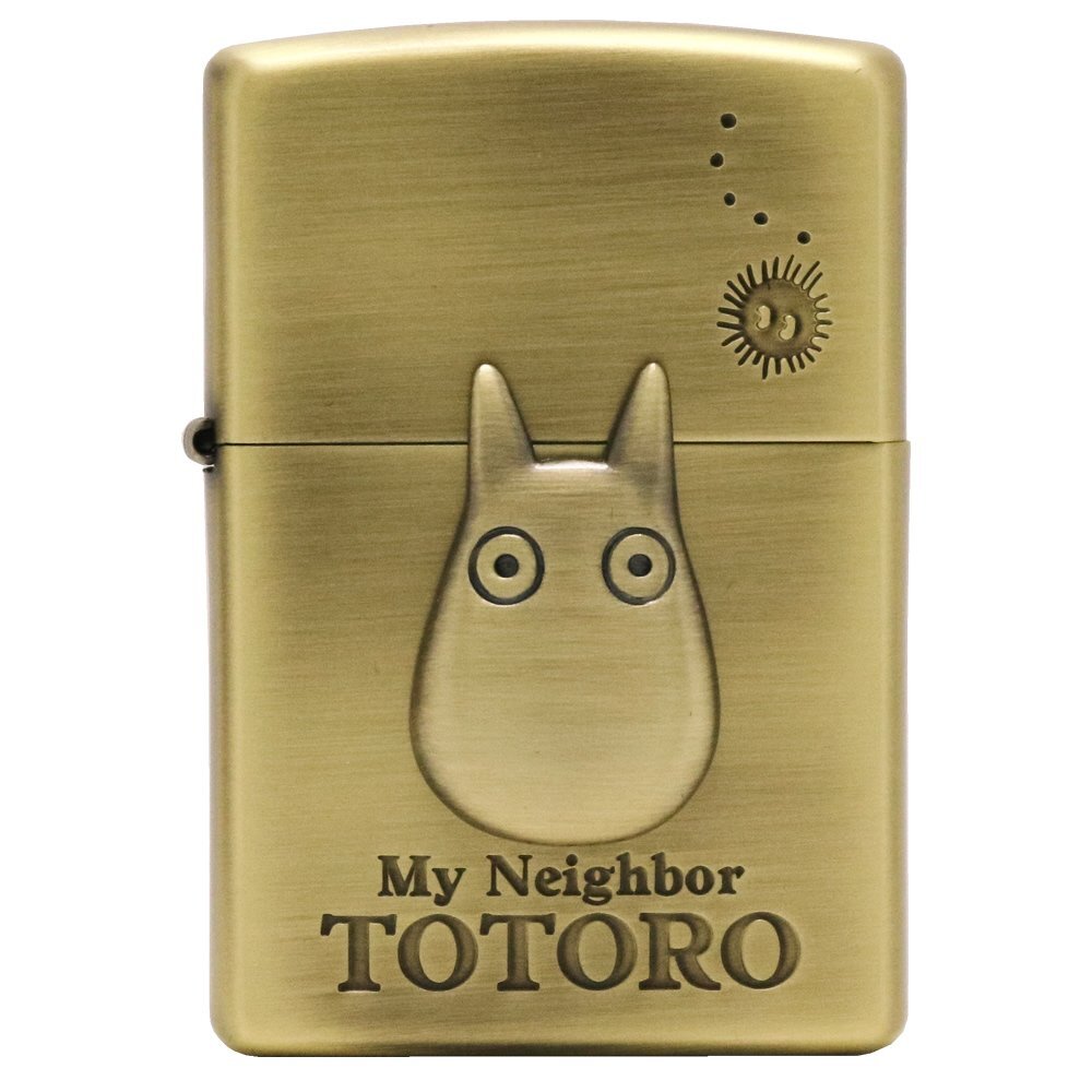 Zippo NZ-23 My Neighbor Small Totoro 3D Metal Gold Brass Lighter