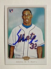 Jenrry Mejia Signed Topps #158 2010 Card New York Mets Auto MLB RAD