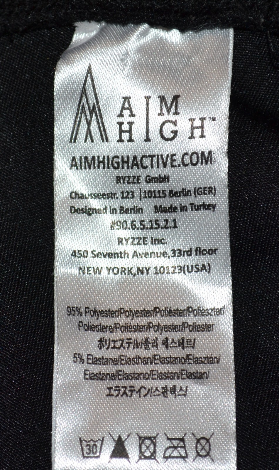 AIM HIGH Black Elevation Edition Stretch Leggings… - image 5