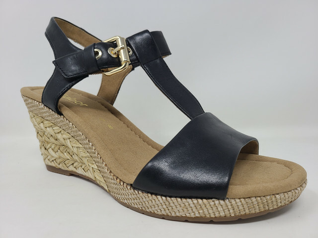 Женская обувь Gabor на танкетке Karen, черная, 11 B(M), США