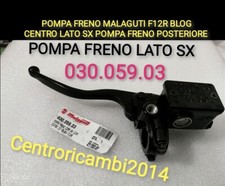 POMPA FRENO MALAGUTI F12R CIAK  BLOG CENTRO POMPA SX D. 12,7 CON LEVA 03005903