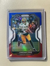 2020 Panini Prizm Football Jordan Love SP Rookie🔥Red White Blue🔥📈PACKERS MVP