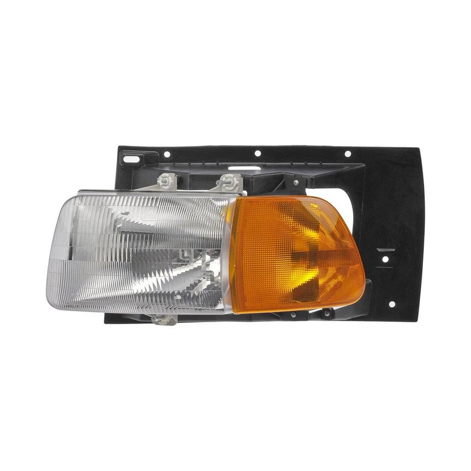 Dorman Headlight Lamp w/ Parking Light Assembly Pair Sides for Sterling Truck WN - Image 3 of 4