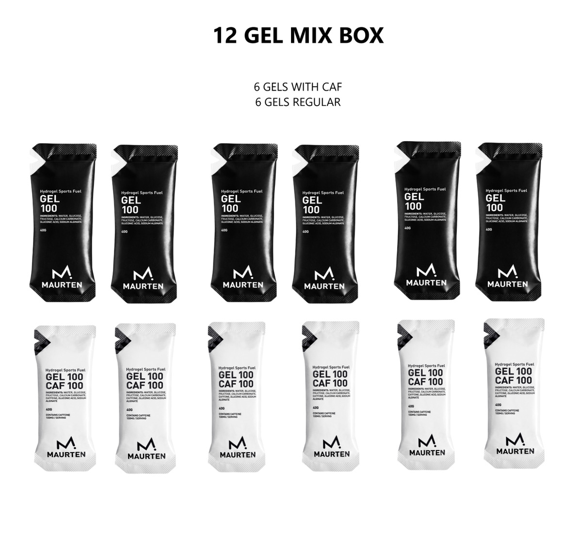 MAURTEN GEL 100 MIX BOX OF 12 SERVINGS | eBay