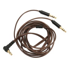 3.5mm-Dual 3.5mm Jack Male Cord OFC Core Headphone Upgrade Cable For