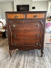 Antique Dresser With Five Drawers SALE!!  185 Firm 