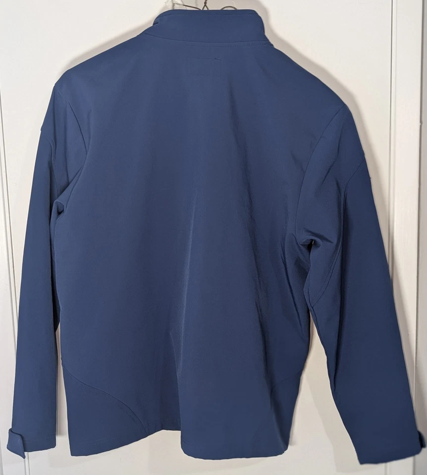 Vancouver Canucks Hockey NHL Reebok Full Zip Jacket XL Blue And Green - Image 2 of 4