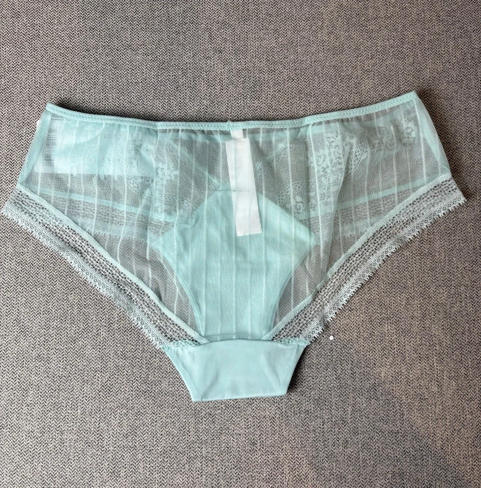 PASSIONATA - BRAGAS DE ENCAJE - TALLA XS - AZUL CLARO Foto 2 de 4