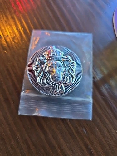 Scottdale Mint Silver Stacker Coin 2 oz .999 Silver Round Crowned Lion Bullion