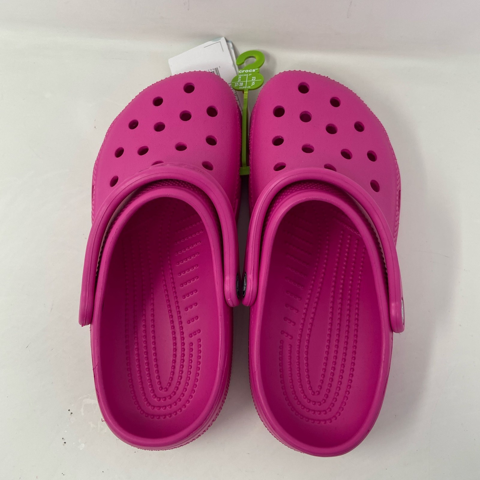 Crocs Classic Clog Kids Hot Pink J5 (Big Kid) Style 206991