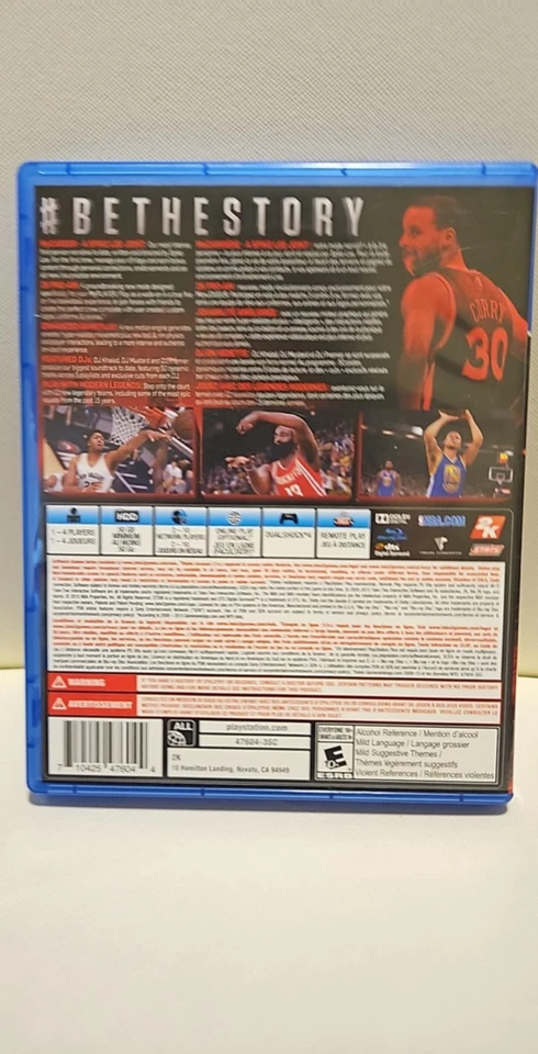 NBA 2K16 [Stephen Curry Variant Cover] (PS4) Complete - Image 2 of 3
